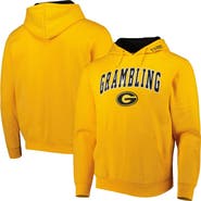 COLOSSEUM Men's Colosseum Gold Grambling Tigers Arch & Logo 3.0 Pullover Hoodie