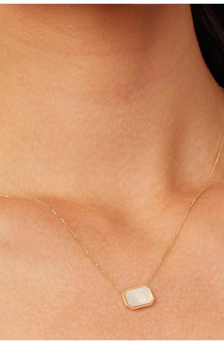 Oradina 14K Yellow Gold Horizons Pendant Necklace, Alternate, color, Yellow Gold