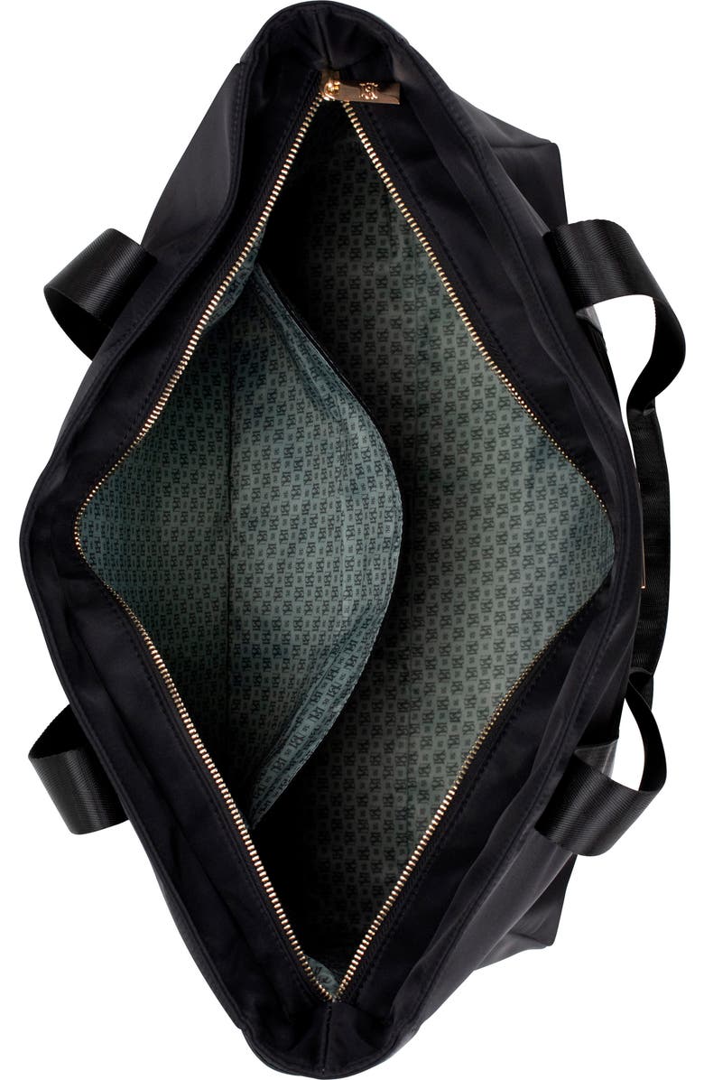 BADGLEY MISCHKA Uncomplicated Nylon Weekender Duffel Bag, Alternate, color, Black