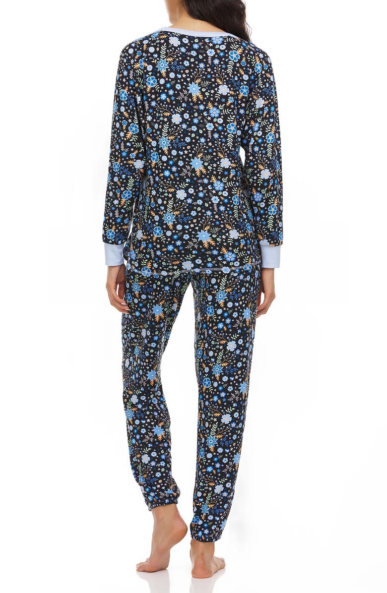 Flora Nikrooz Marian Pajamas, Alternate, color, Black