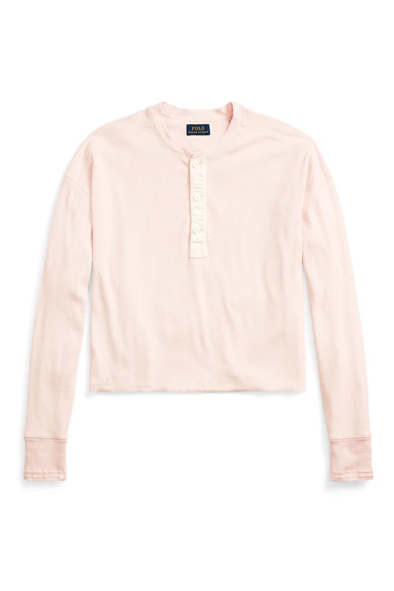 Henley T-Shirt, Alternate, color, ALABASTER PINK