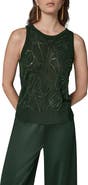 Donna Karan New York Beaded Sleeveless Top