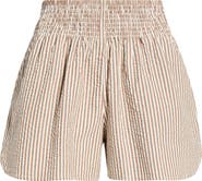 Marine Layer Isla Stripe Cotton & Kapok Seersucker Shorts
