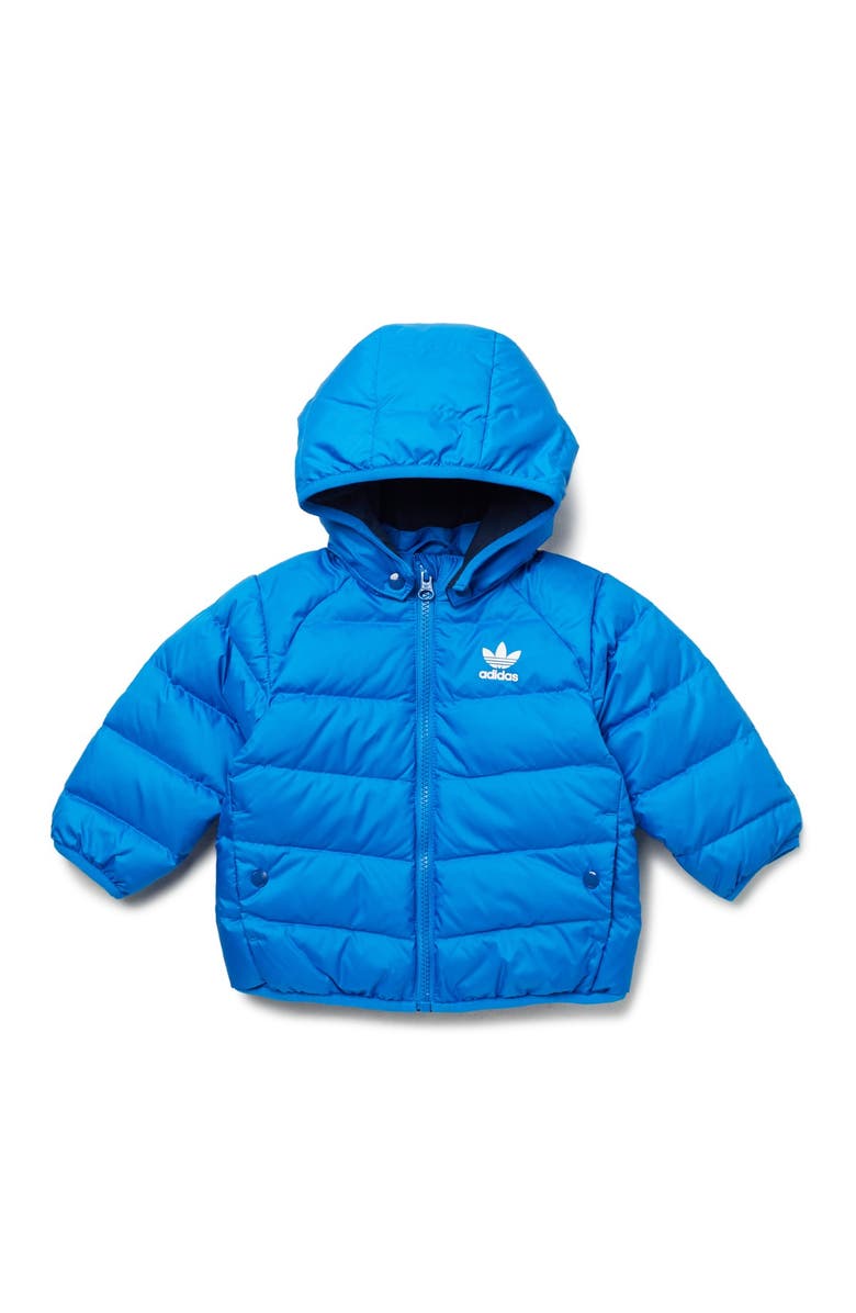 adidas Originals Hooded Insulated Puffer Jacket, Alternate, color, 
