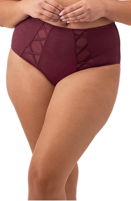 Elomi Sachi Full Coverage Briefs in Cabernet 