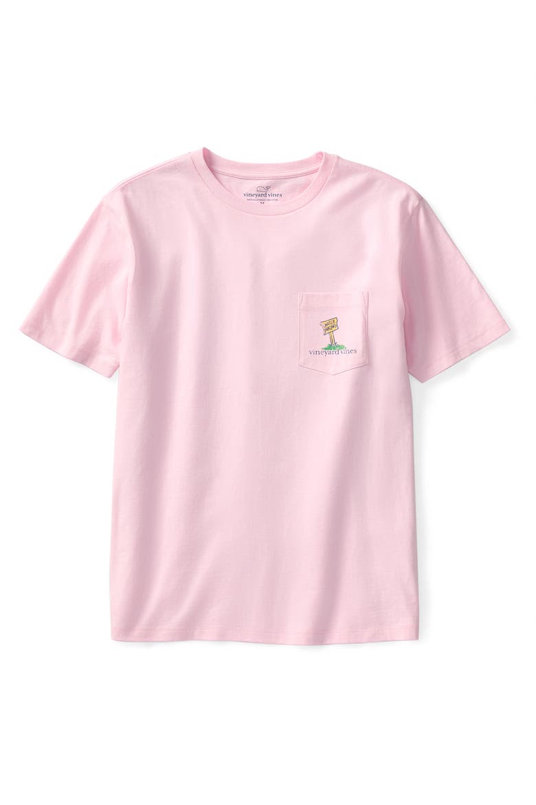 Big & Tall Water Hazard Graphic Tee, Alternate, color, PINK DRINK