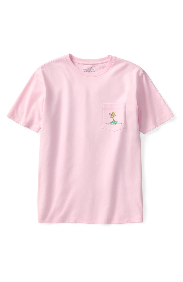 vineyard vines Big & Tall Water Hazard Graphic Tee, Alternate, color, Pink Drink
