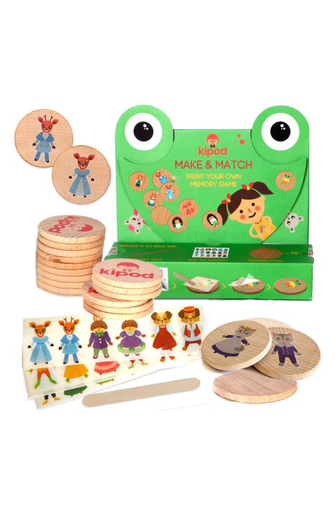 Kids' Make & Match Memory Game Kit