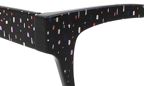 Kate Spade New York Myno 50mm Cat Eye Blue Light Blocking Reading Glasses In Black