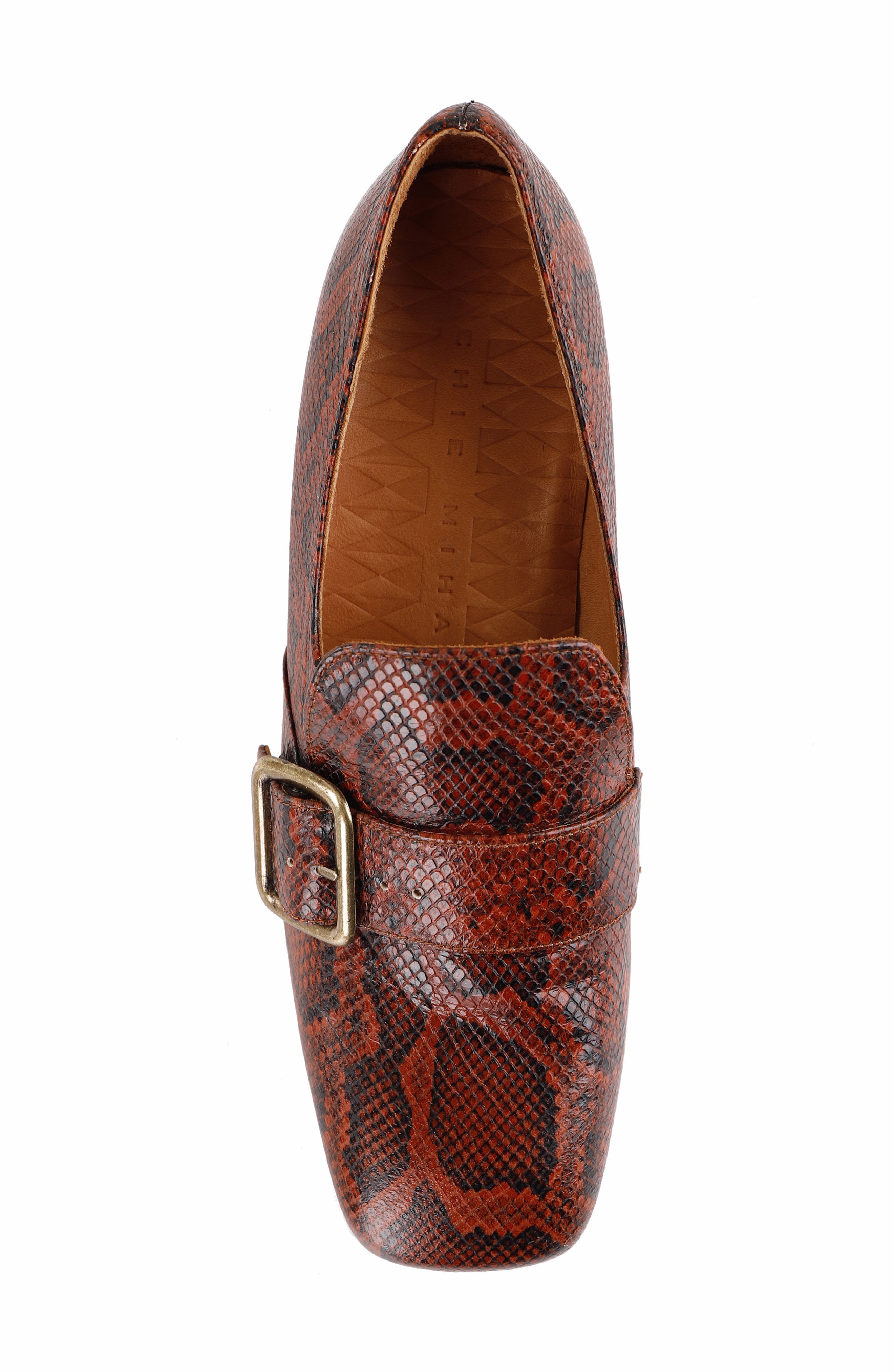 Chie Mihara Zemba Snake Embossed Loafer, Alternate, color, 