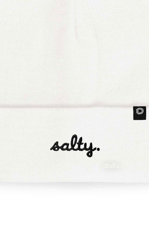 Dalix Salty Beanie Cap In White
