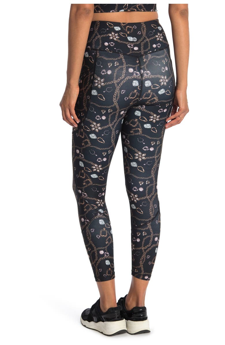 X by Gottex Core High Waist Side Pocket Leggings, Alternate, color, 