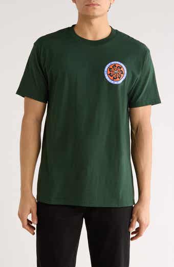 Obey Logo Peace Wheel Graphic T-Shirt