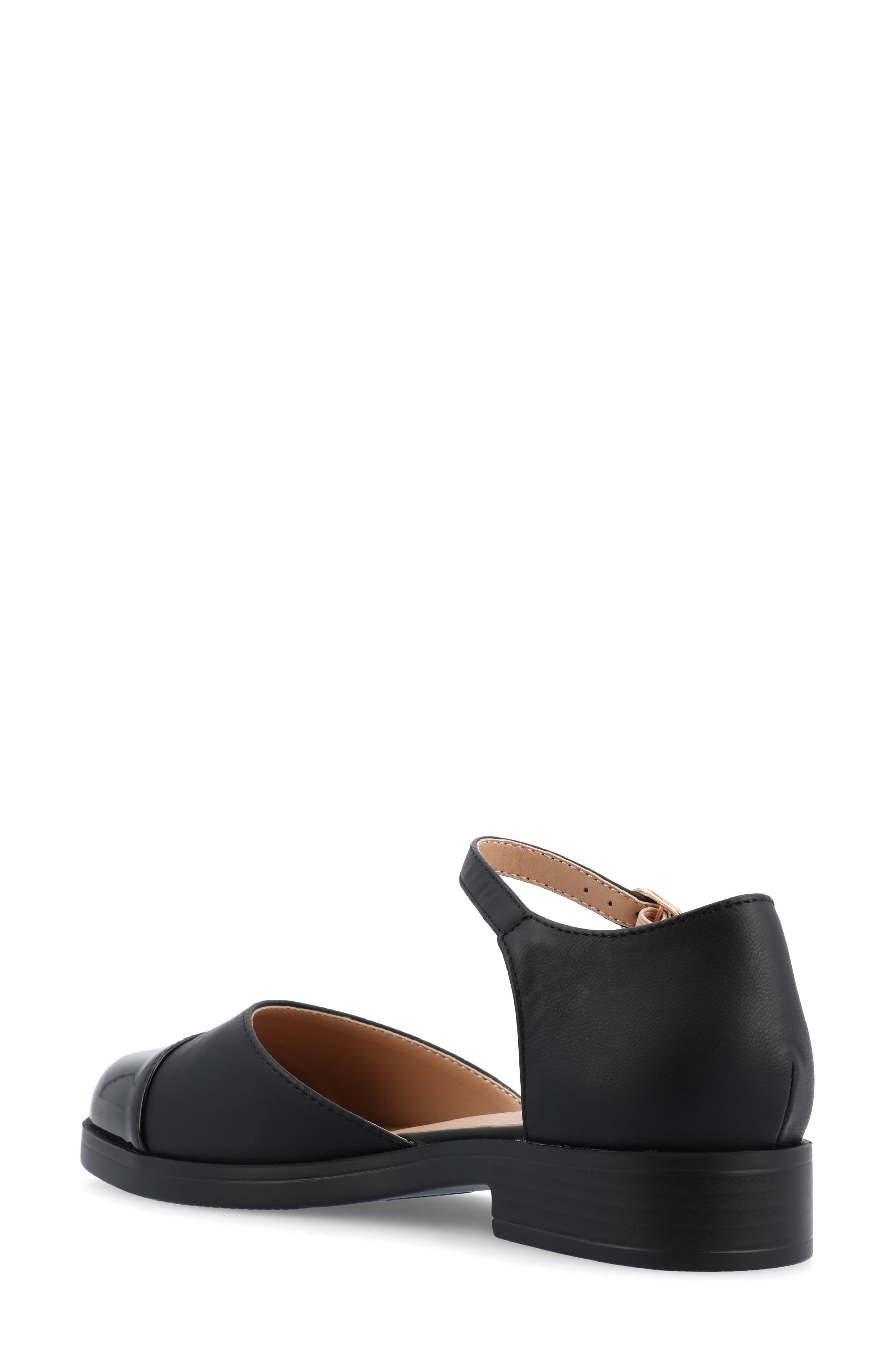 Journee Collection Tesley Cap Toe Mary Jane Flat, Alternate, color, 