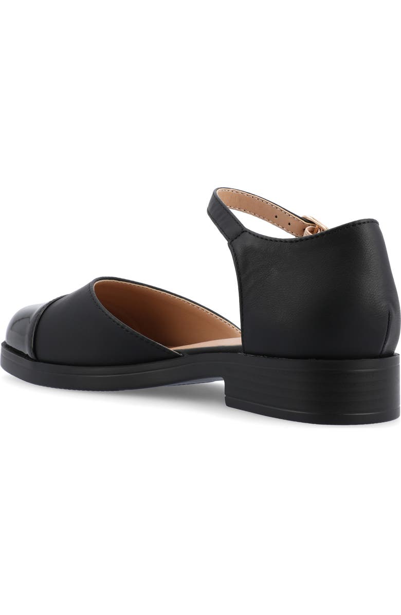 Journee Collection Tesley Cap Toe Mary Jane Flat, Alternate, color,