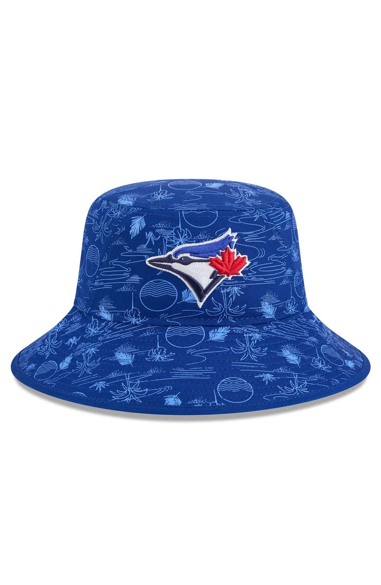 New Era Youth New Era  Royal Toronto Blue Jays 2025 Spring Training All Over Print Bucket Hat, Alternate, color, 