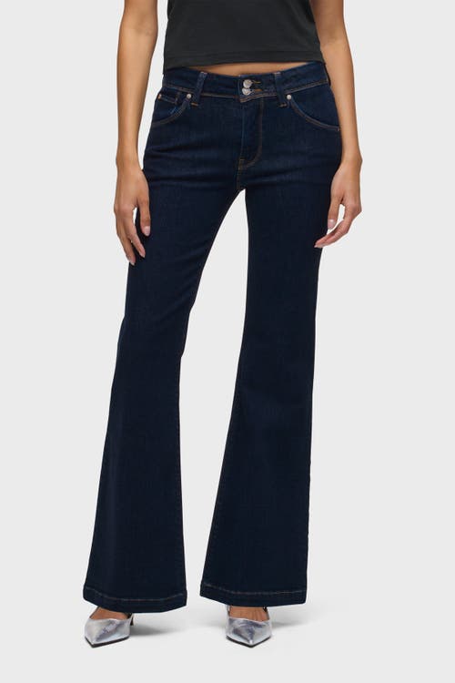 Hudson Jeans Dana High-rise Flare In Blue
