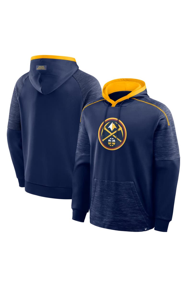 FANATICS Men's Fanatics Navy Denver Nuggets Pick & Roll Defender Pullover Hoodie, Main, color, Navy