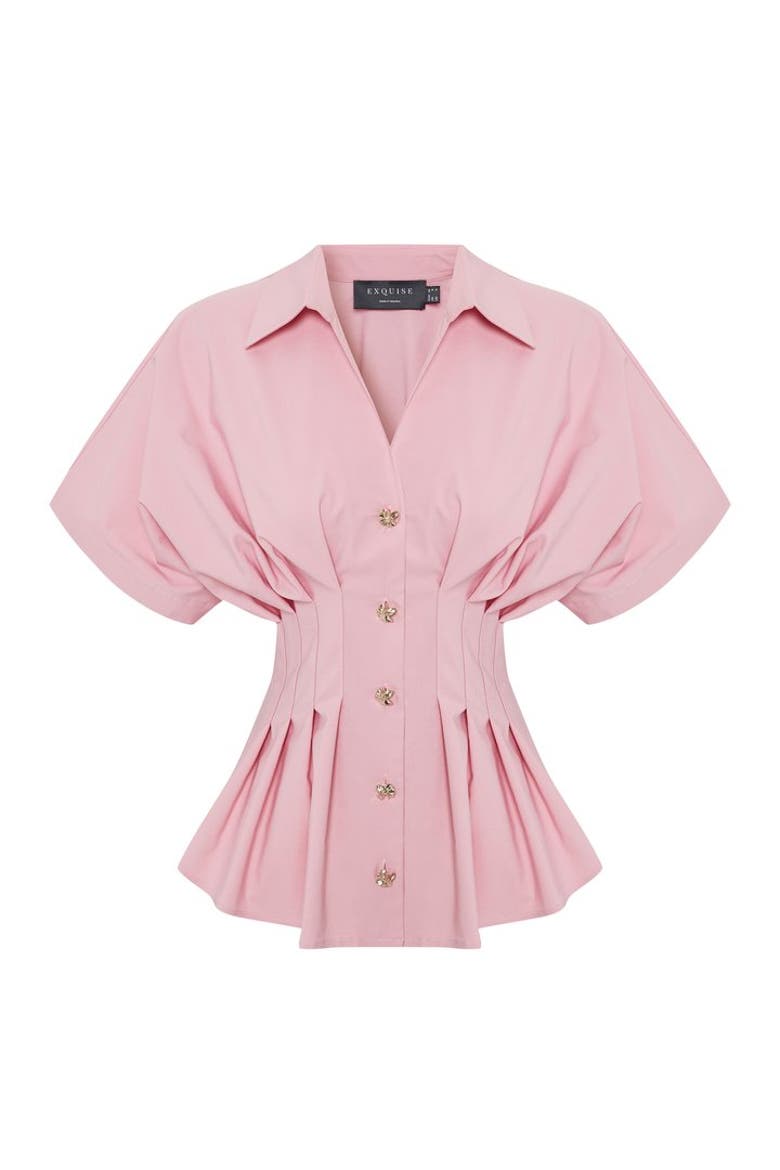 Georgia Blouse, Alternate, color, PINK