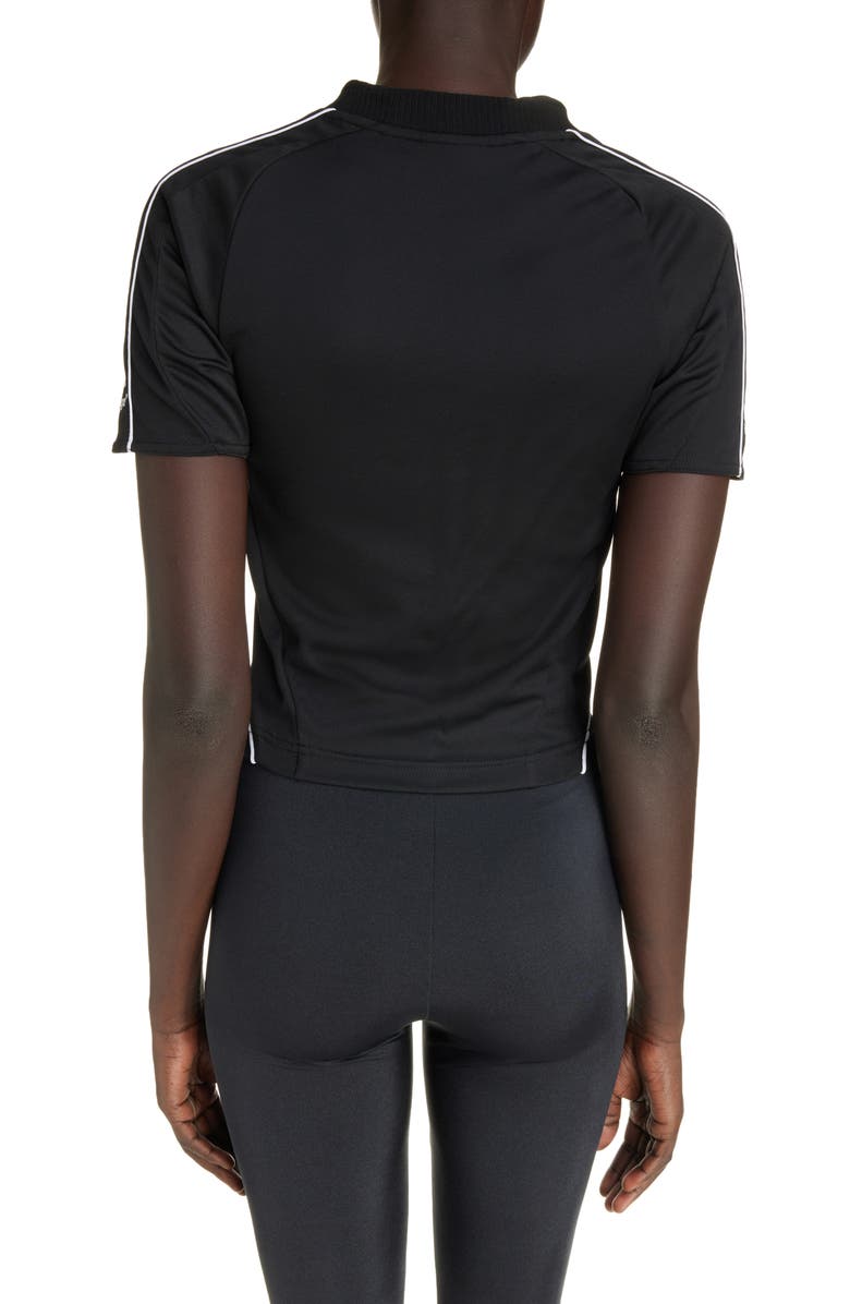 Balenciaga Crop Soccer Jersey Top, Alternate, color, 