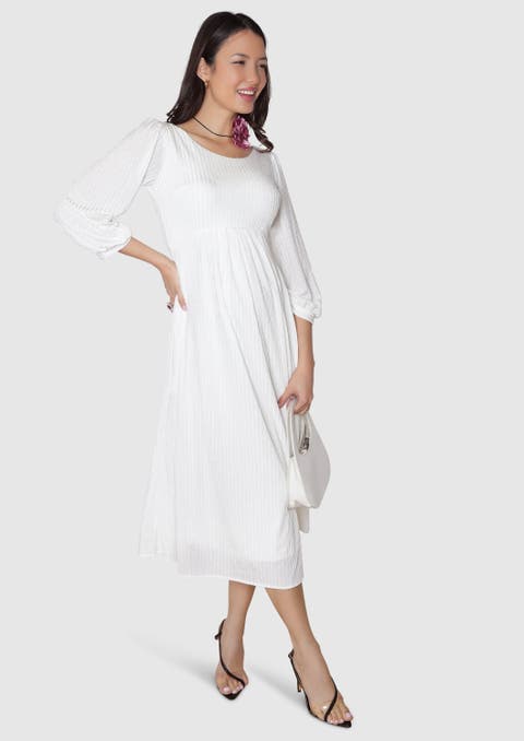 Isla Ribbed Jersey Dress