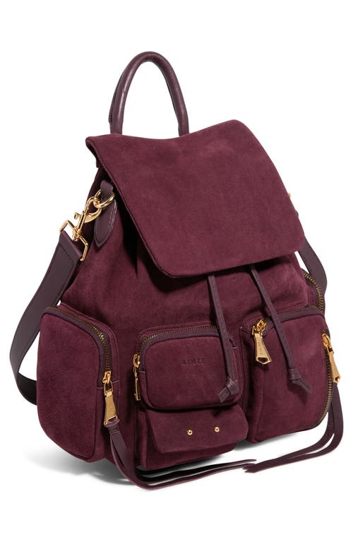 Aimee Kestenberg Away We Go Backpack In Burgundy