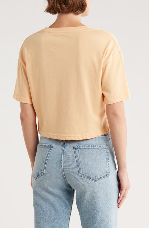 Hurley Tropication Boxy Crop Graphic T-shirt In Yellow