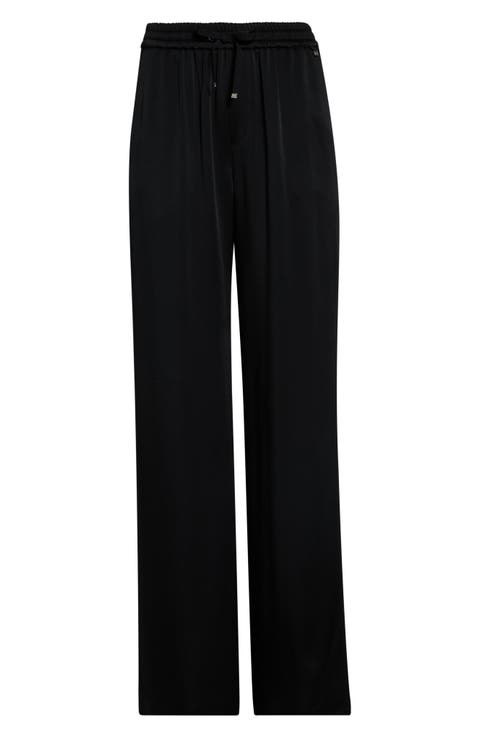 Satin Drawstring Pants
