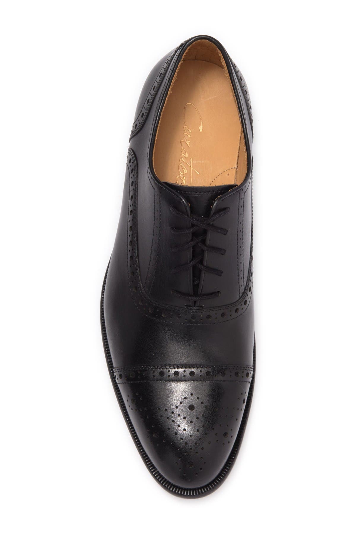 CURATORE Modica Leather Semi Brogue Derby, Alternate, color, 