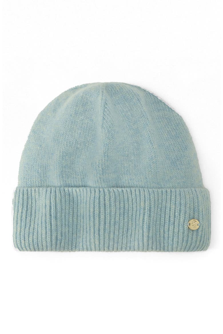 Vivian Cashmere Cuff Beanie, Main, color, SOFT BLUE