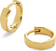 Monica Vinader MV Siren™ Muse Wave Huggie Earrings