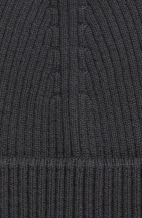 Our Legacy Ribbed-knit Wool Beanie In Gray