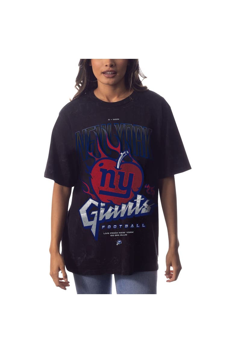 Unisex The Wild Collective Black New York Giants Tour Band T-Shirt, Alternate, color, Black