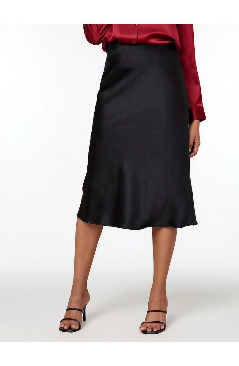 SILKSILKY 19Momme Mulberry Silk Stretch Long Straight Skirt, Main, color, 