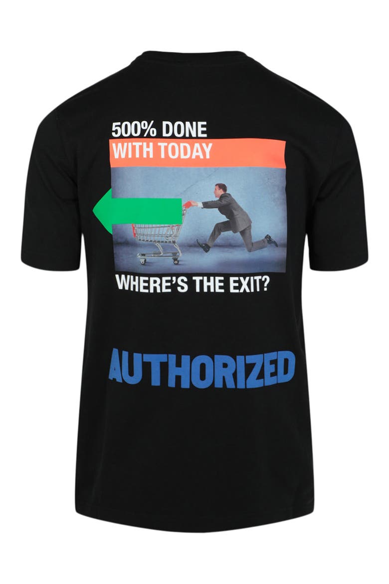 OS AF Graphic Print T-Shirt, Alternate, color, BLACK