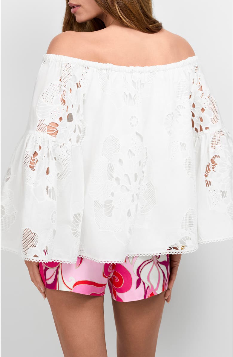 Trina Turk Perry 2 Top, Alternate, color, Whitewash