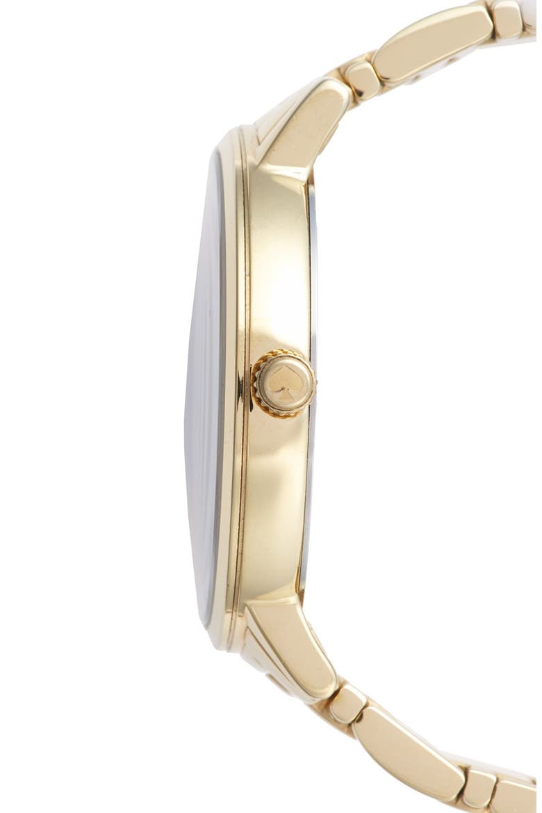 'gramercy' round bracelet watch, 38mm, Alternate, color, GOLD
