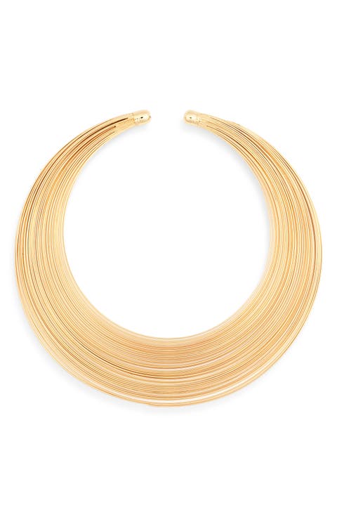Wire Open Collar Necklace