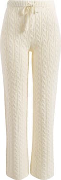 SKIMS Sweater Knit Cable Straight Leg Pants