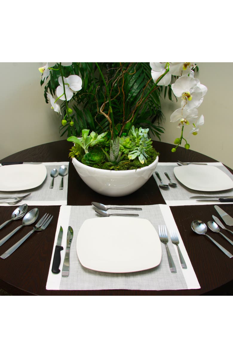 Gibson Home Palmore Plus 55 Piece Flatware Set, Alternate, color, Metallic Silver