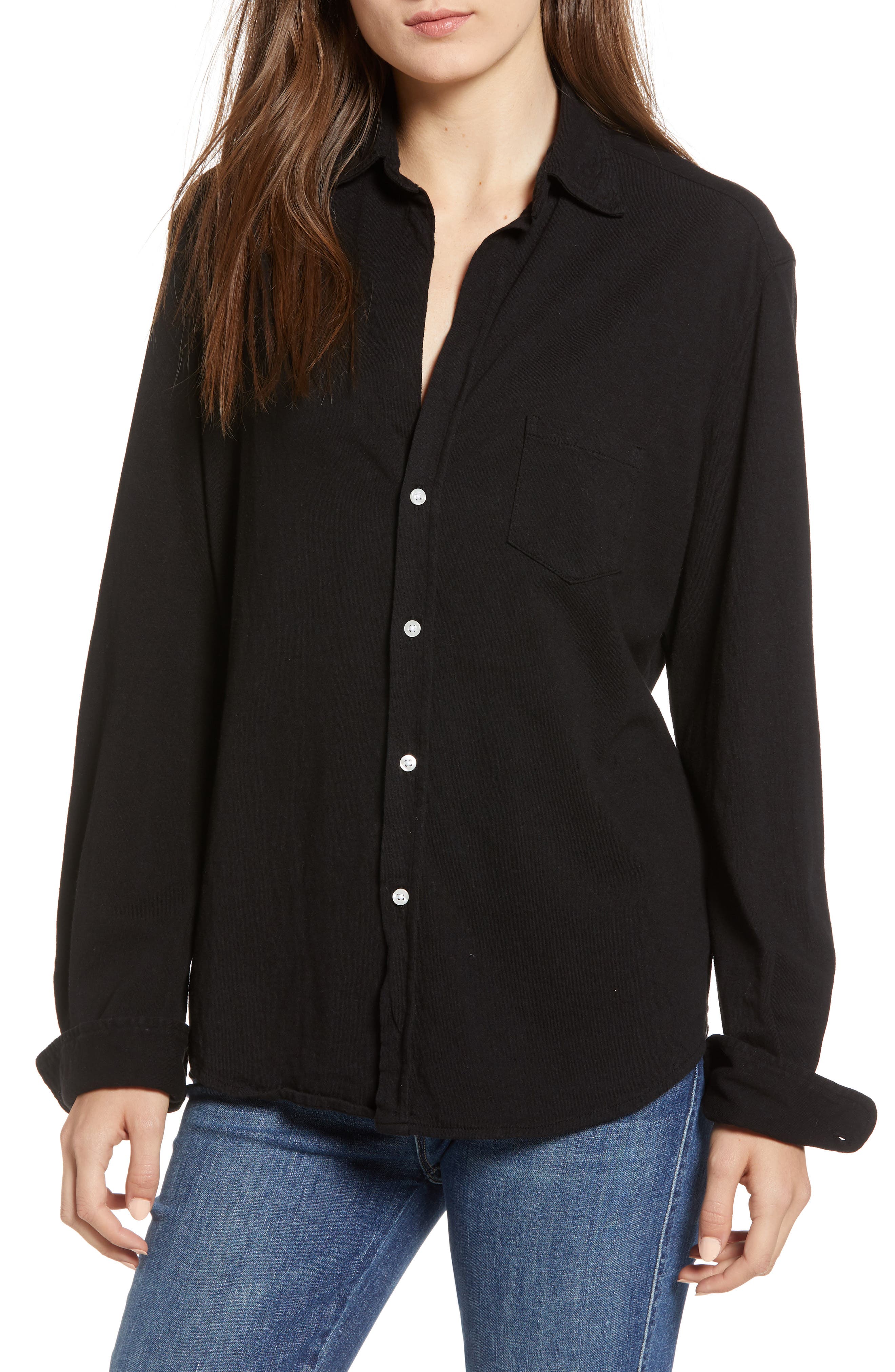 Frank & Eileen Eileen Relaxed Terry Button-Up Shirt