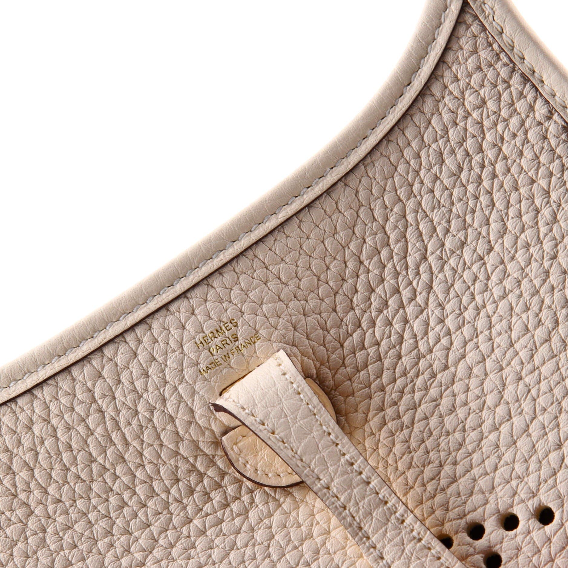 Pre-Owned Hermes Evelyne Bag Gen III Clemence TPM, Alternate, color, Nata