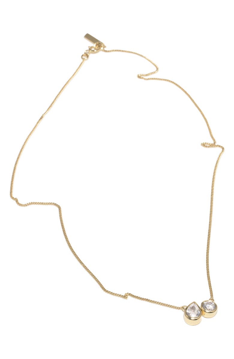 COMPLETEDWORKS Like Peas in a Pod Pendant Necklace, Alternate, color, Gold