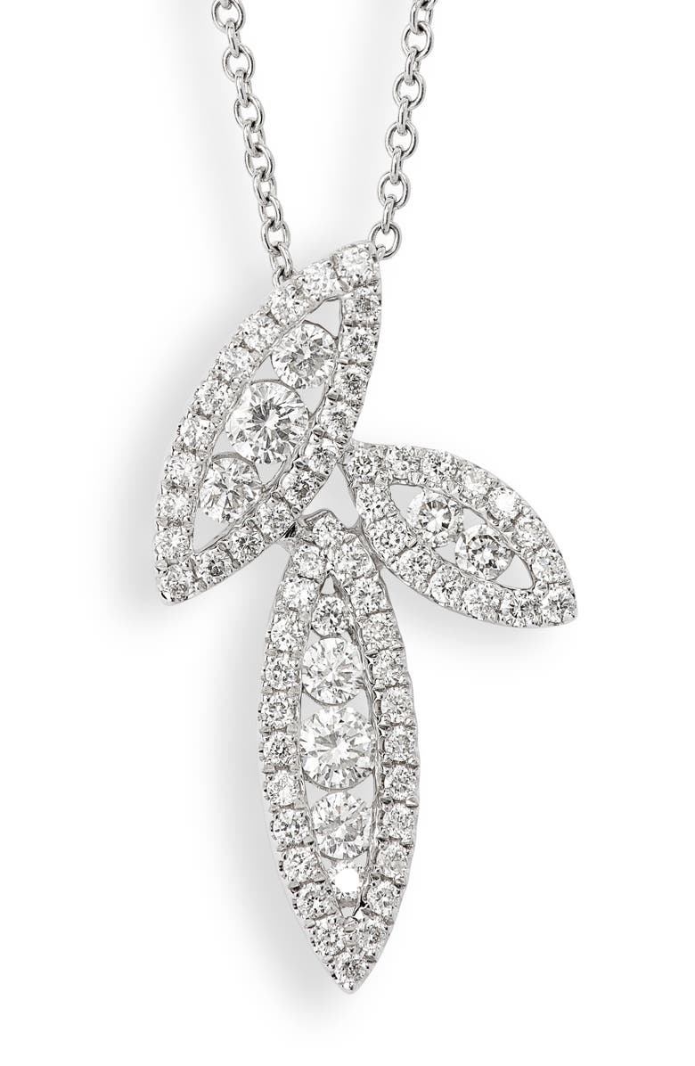 Bony Levy Audrey Diamond Marquise Pendant Necklace, Main, color, 