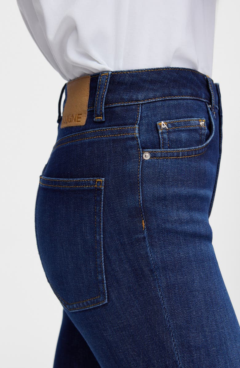 ALIGNE High Waist Skinny Jeans, Alternate, color, Ocean Blue