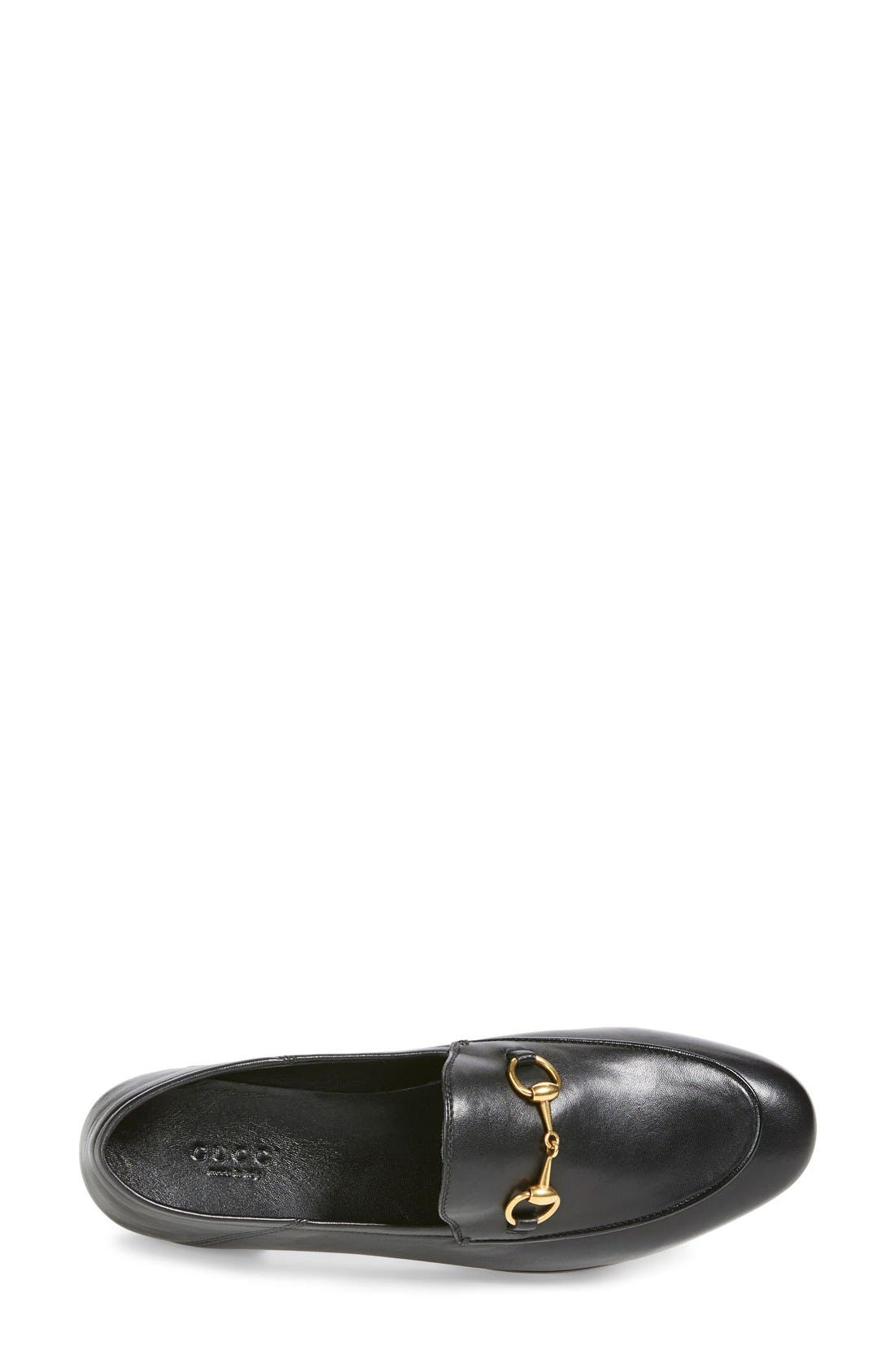 Gucci Brixton Horsebit Convertible Loafer, Alternate, color, Black Leather