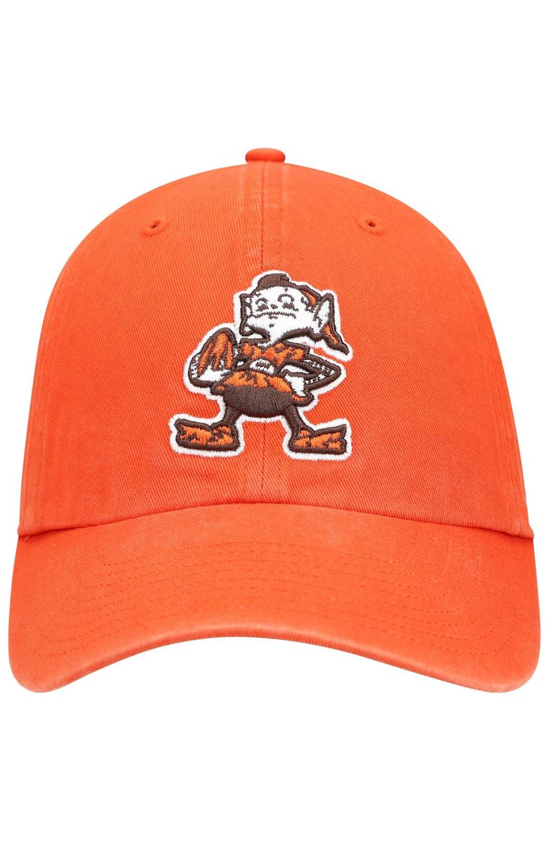 '47 Men's '47 Orange Cleveland Browns Clean Up Brownie The Elf Legacy Adjustable Hat, Alternate, color,