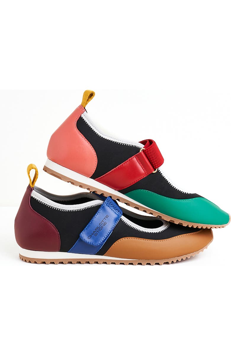 Charlotte Stone Mable Mismatched Ballet Sneaker, Alternate, color, Treasure