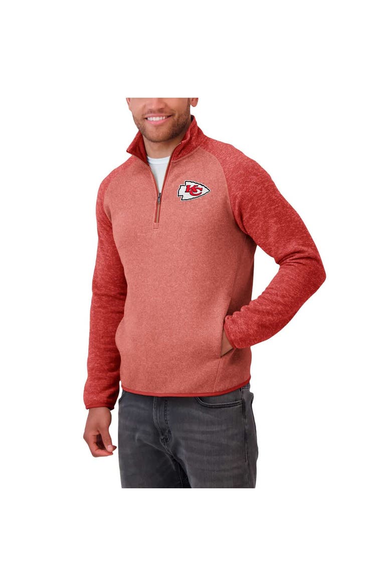 Men's Darius Rucker Collection by Fanatics Red Kansas City Chiefs Tonal Quarter-Zip Jacket, Alternate, color, Red