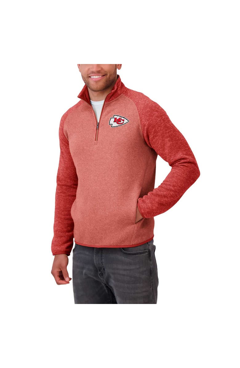 Darius Rucker Collection by Fanatics Men's Darius Rucker Collection by Fanatics Red Kansas City Chiefs Tonal Quarter-Zip Jacket, Alternate, color, Red